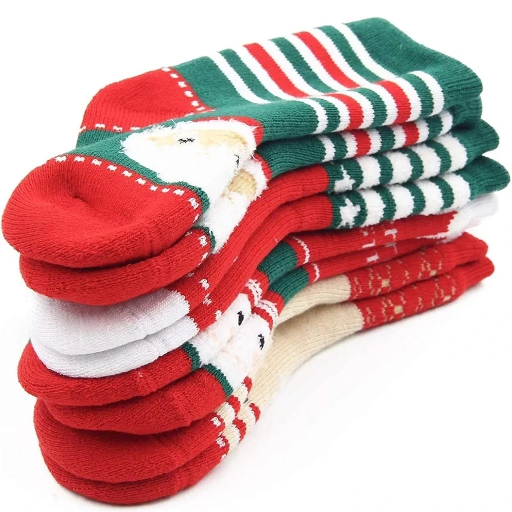 Big Kids Christmas socks pack of 4 pair | Size 10 - 13 years | (G3)